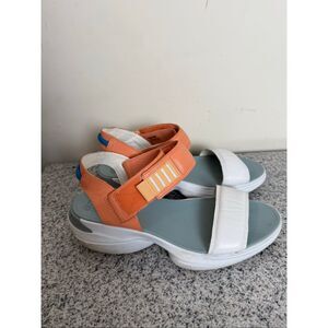 SOREL WOMENS EXPLORER BLITZ STRIDE SANDALS LEATHER PARADISO PEACH SIZE 11 US